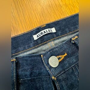 Auralee Size 32 Men’s Straight Cut Jeans - Made in Japan